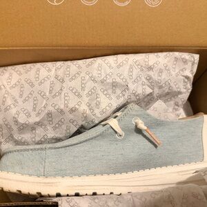 Hey Dude Women's Light Blue Shoes